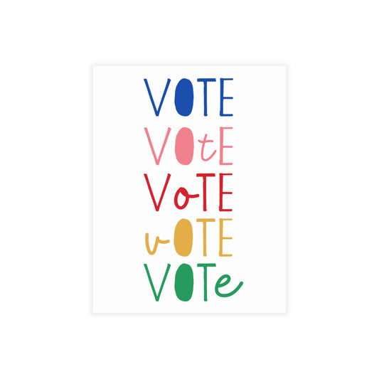 Colorful Vote Postcard Bundles