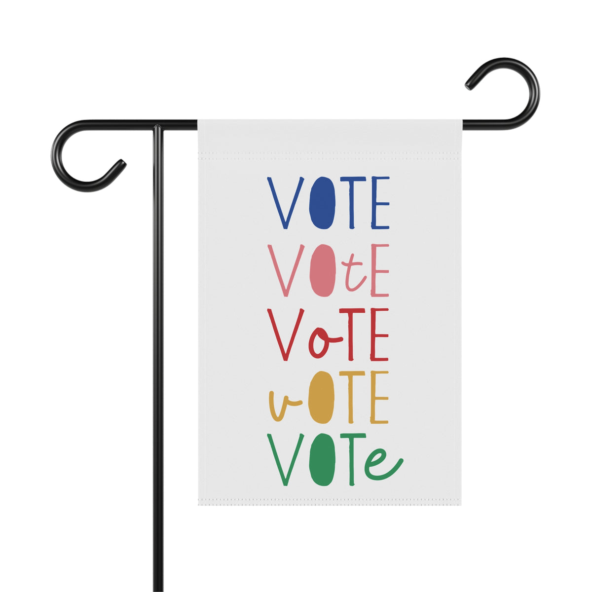 Colorful Vote Garden Flag